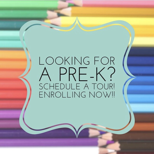 Looking for a Pre-K? Schedule a Tour! Enrolling Now!